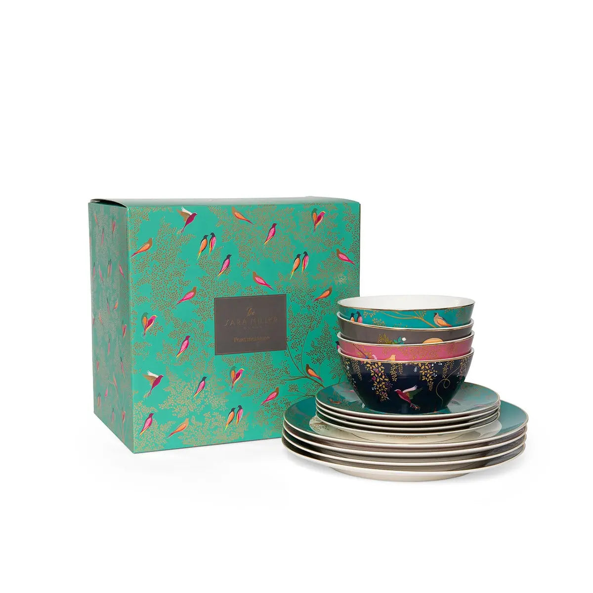 Portmeirion Sara Miller Chelsea 12 Piece Set Portmeirion
