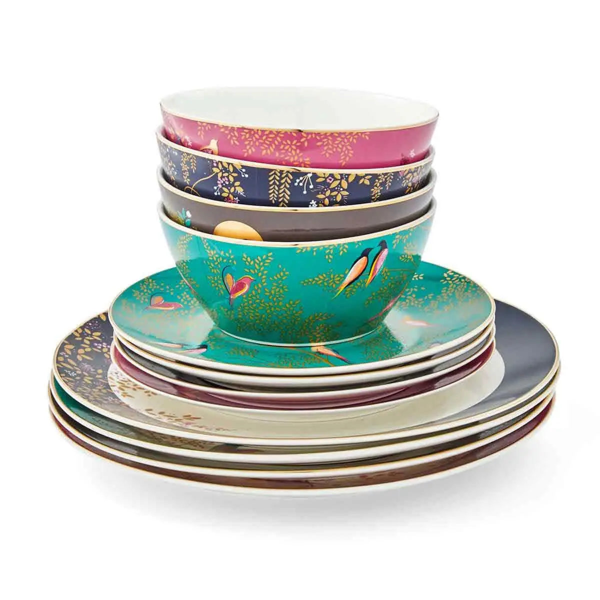 Portmeirion Sara Miller Chelsea 12 Piece Set Portmeirion