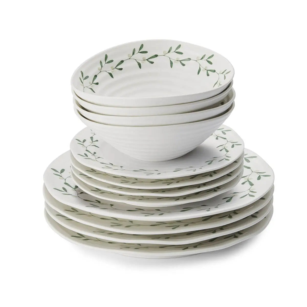 Portmeirion Sophie Conran Mistletoe 12 Piece Set Portmeirion