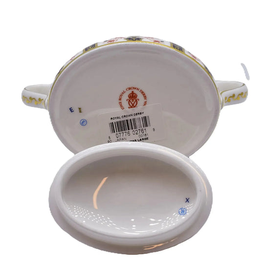 royal crown derby imari 1128 covered sugar bowl - Charterwells