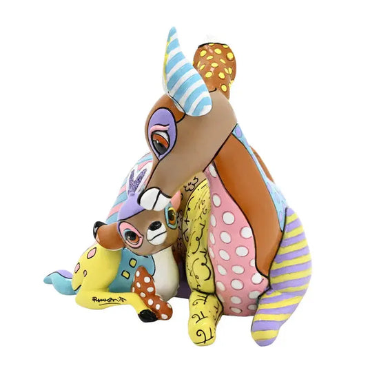 Britto Disney Figurine Bambi and Mother Charterwells
