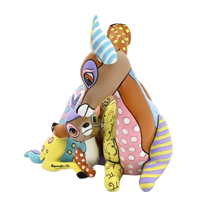 Britto Disney Figurine Bambi and Mother Charterwells