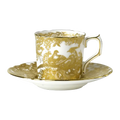 Royal Crown Derby Gold Aves Coffee Cup and Saucer Bone China Charterwells