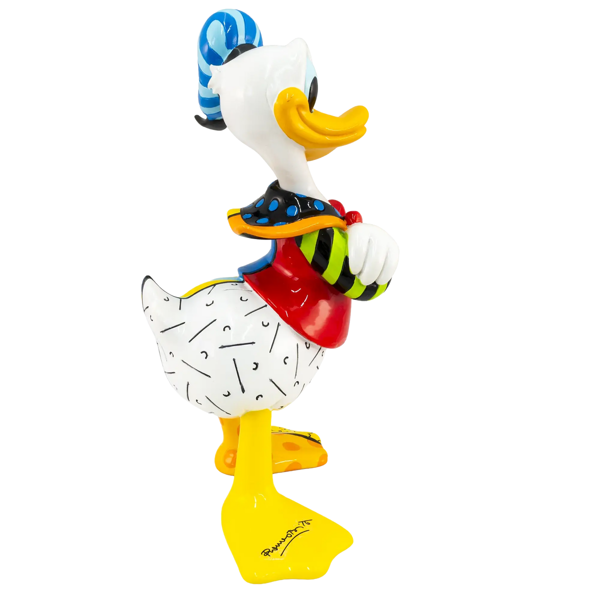 Britto Disney Donald Duck Figurine Resin