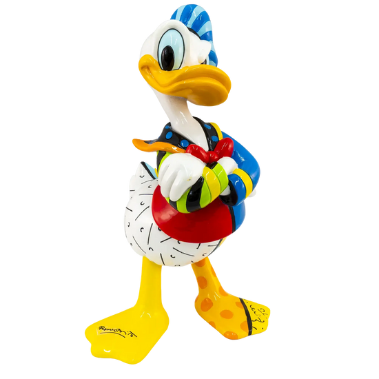 Britto Disney Donald Duck Figurine Resin