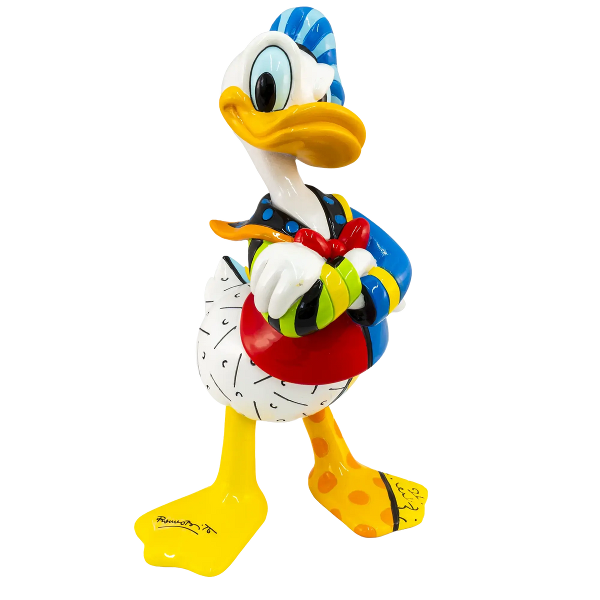 Britto Disney Donald Duck Figurine Resin