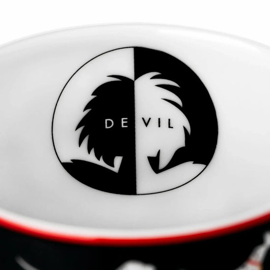 English Ladies Disney 101 Dalmatians Cruella Cup & Saucer Charterwells