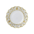 Royal Crown Derby Darley Abbey White 8" Fluted Dessert Plate Charterwells