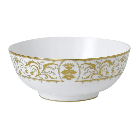 Royal Crown Derby Darley Abbey White 10" Salad Bowl