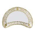 Royal Crown Derby Darley Abbey White - Crescent Plate - Charterwells

