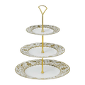Royal Crown Derby Darley Abbey White 3 Tier Cake Stand Charterwells