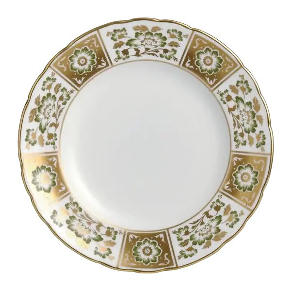 Royal Crown Derby Green Panel 30pc Dinner Set (2) Charterwells