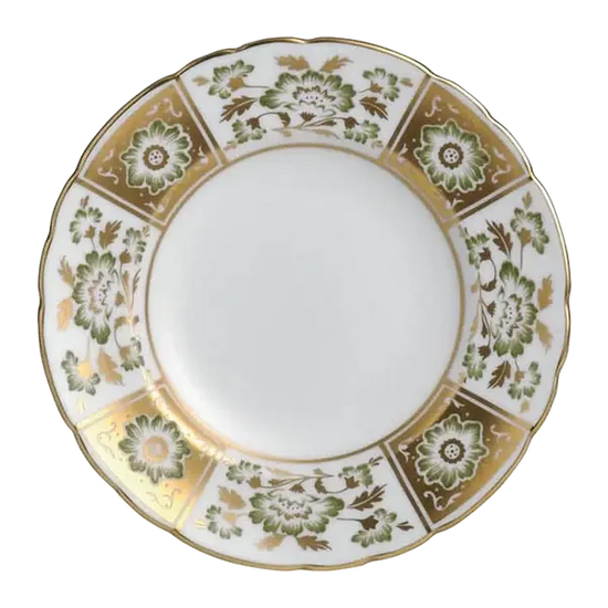 Royal Crown Derby Green Panel 18pc Plate Set Charterwells