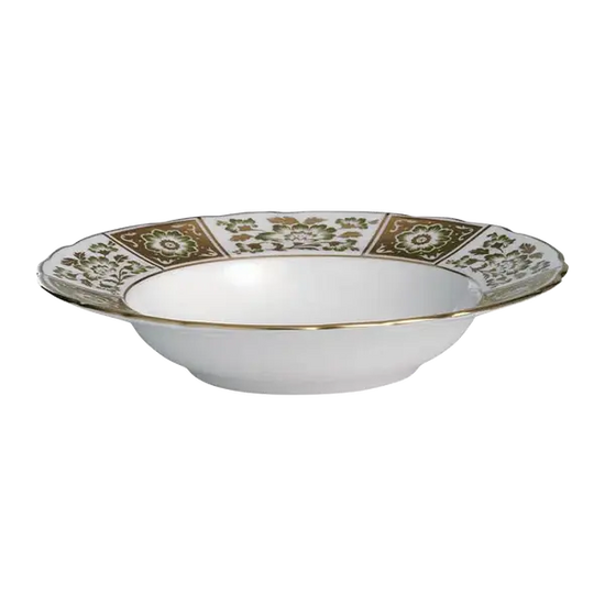 Royal Crown Derby Green Panel 36 Pc Dinner Set Charterwells