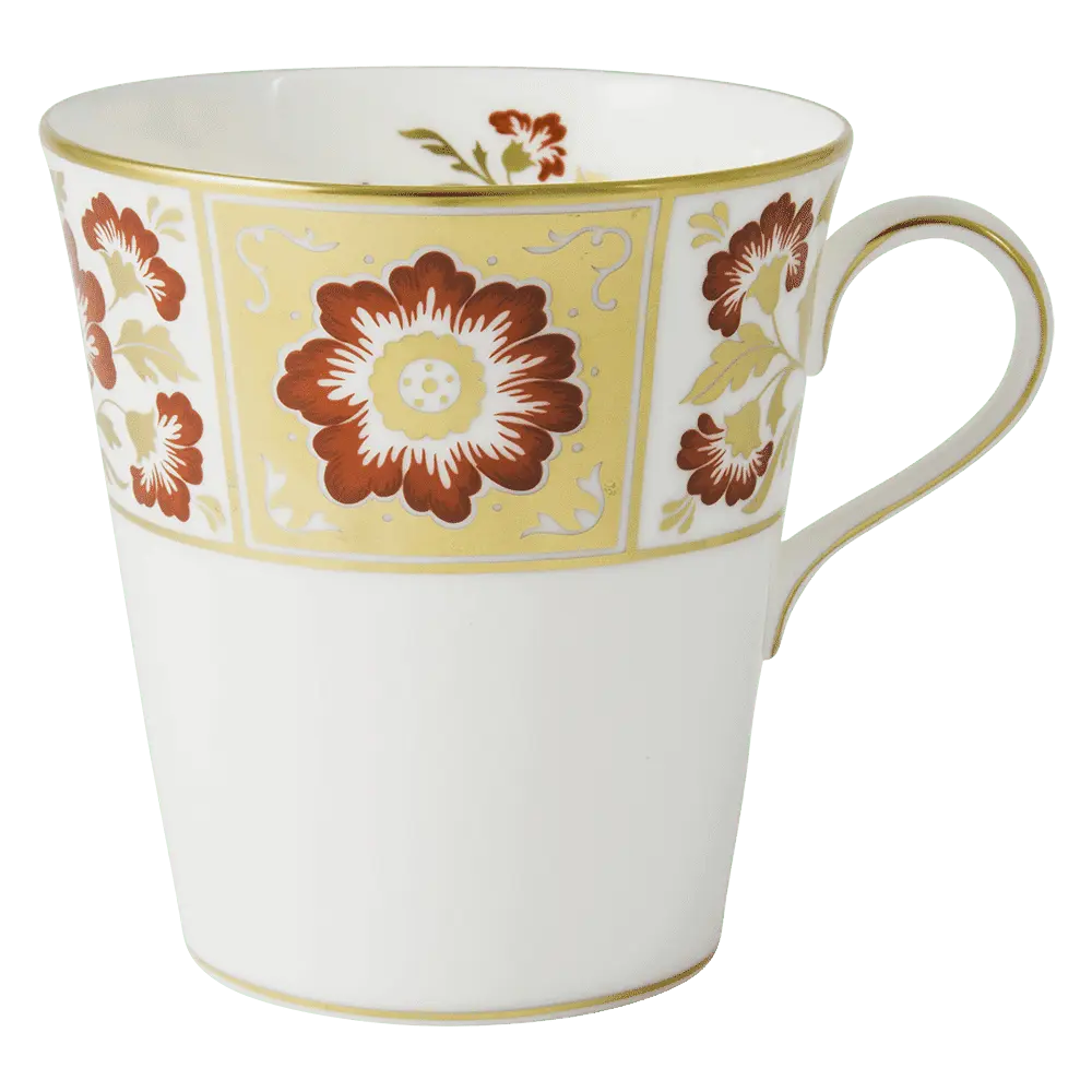 Royal Crown Derby Red Panel Mug Charterwells