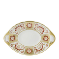 Royal Crown Derby Panel Red Sauce Boat Stand Charterwells