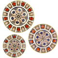 royal crown derby imari 1128 18pc plate set 2nd quality - Charterwells