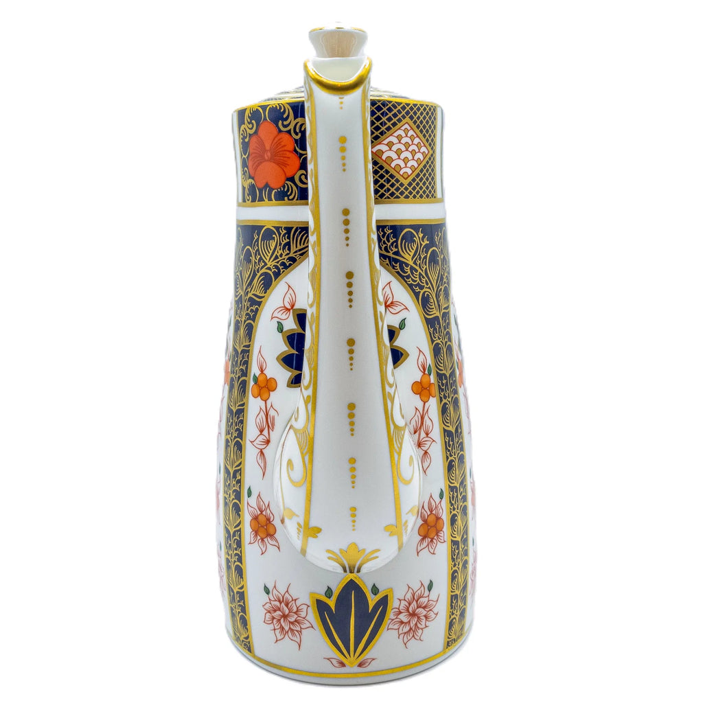 royal crown derby imari 1128 coffee pot - Charterwells