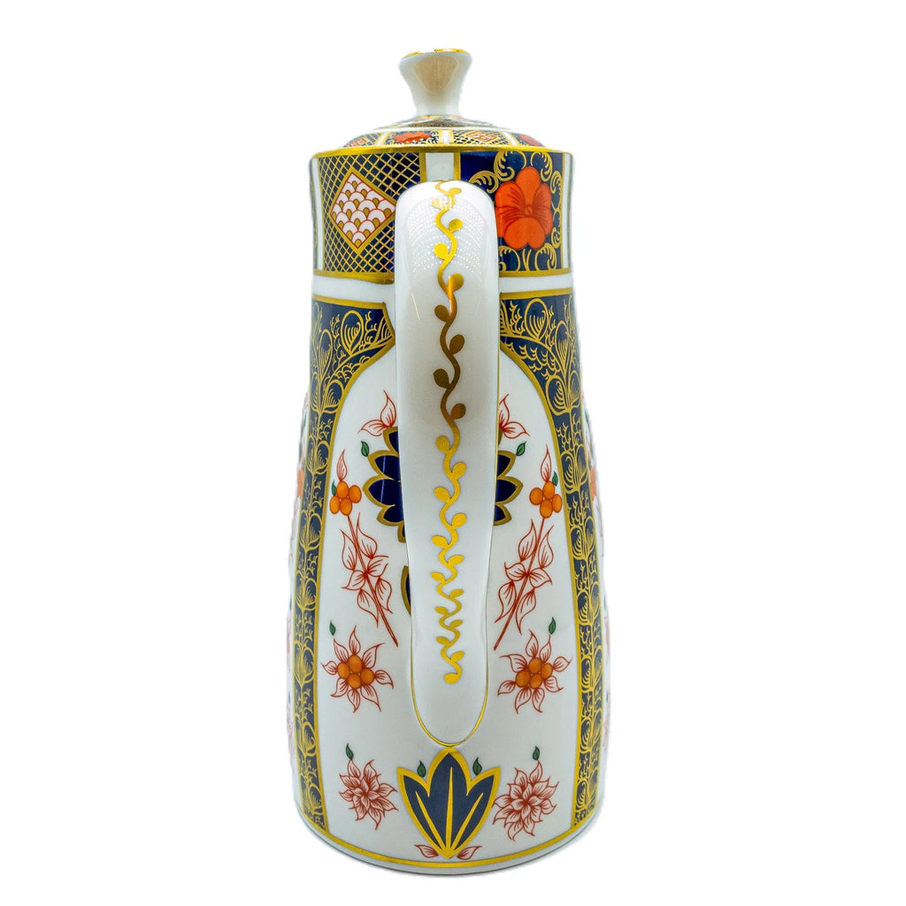 royal crown derby imari 1128 coffee pot - Charterwells