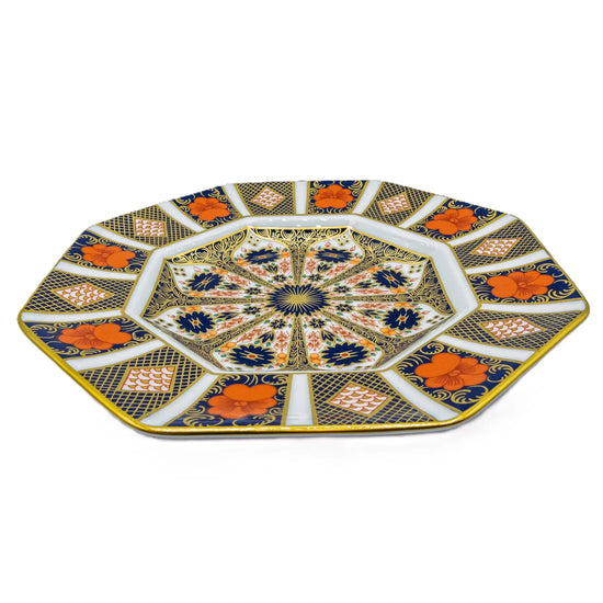 royal crown derby imari 1128 9 octagonal plate - Charterwells