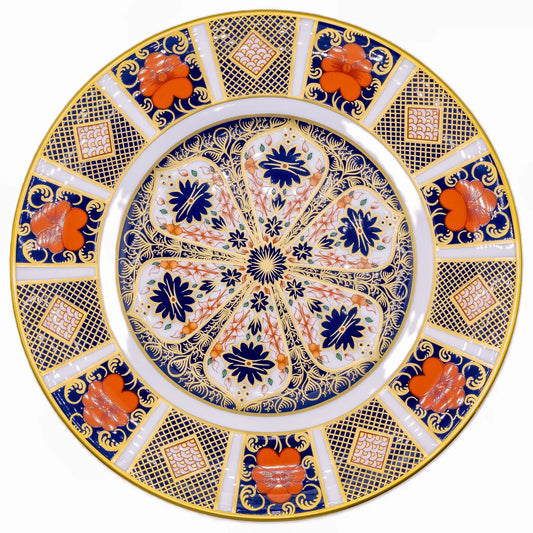 royal crown derby imari 1128 8 salad plate - Charterwells