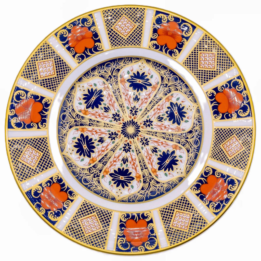 royal crown derby imari 1128 18pc plate set 1 - Charterwells