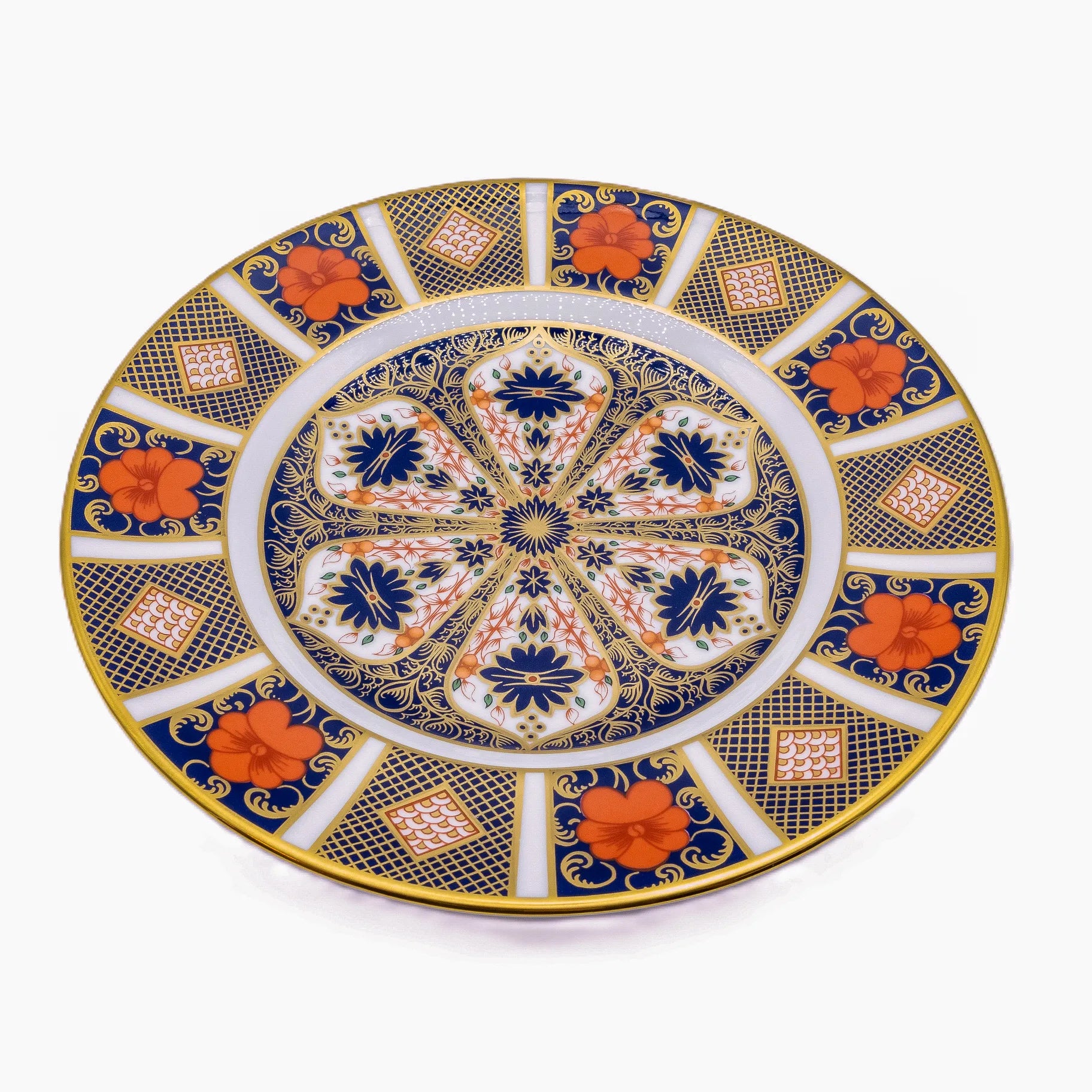 royal crown derby imari 1128 8 salad plate - Charterwells