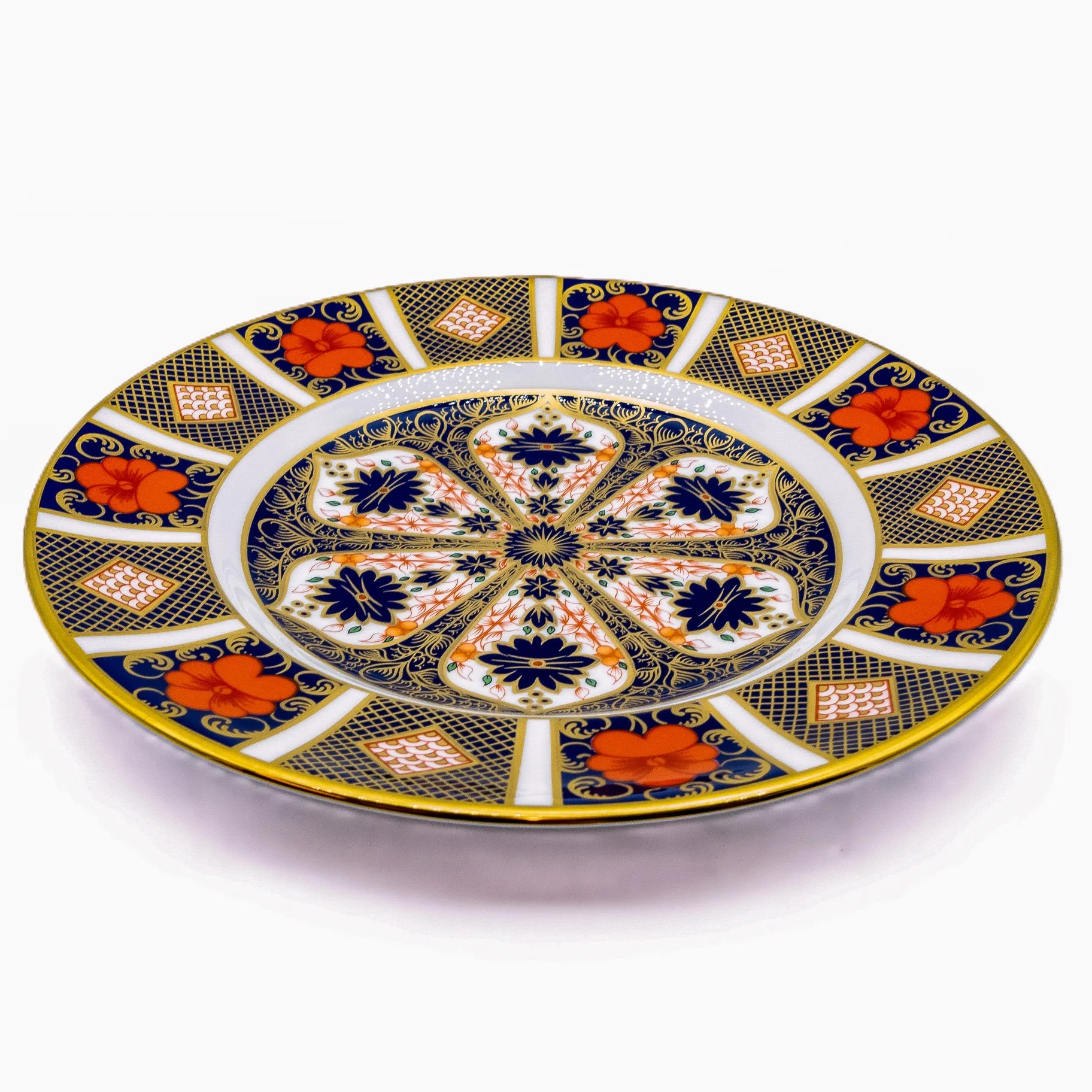 royal crown derby imari 1128 8 salad plate - Charterwells