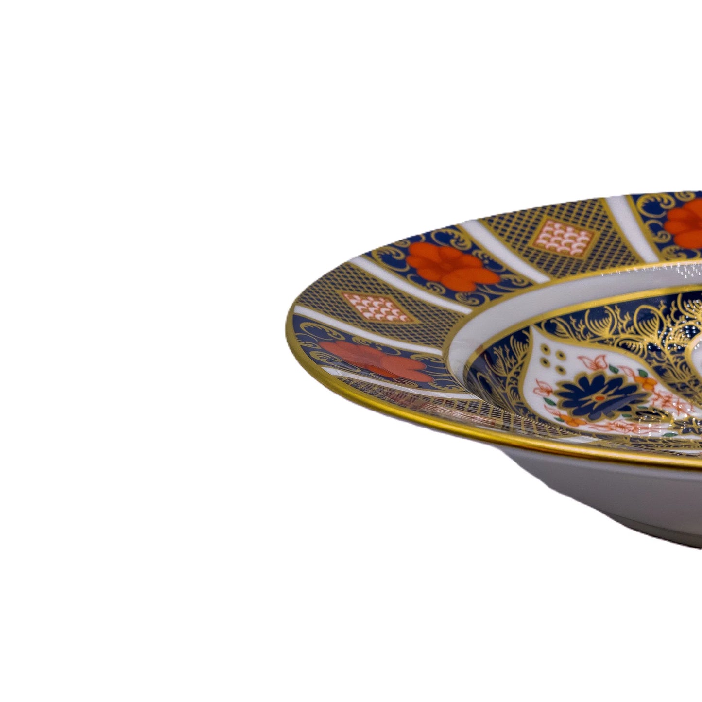 royal crown derby old imari 1128 8 soup bowl - Charterwells