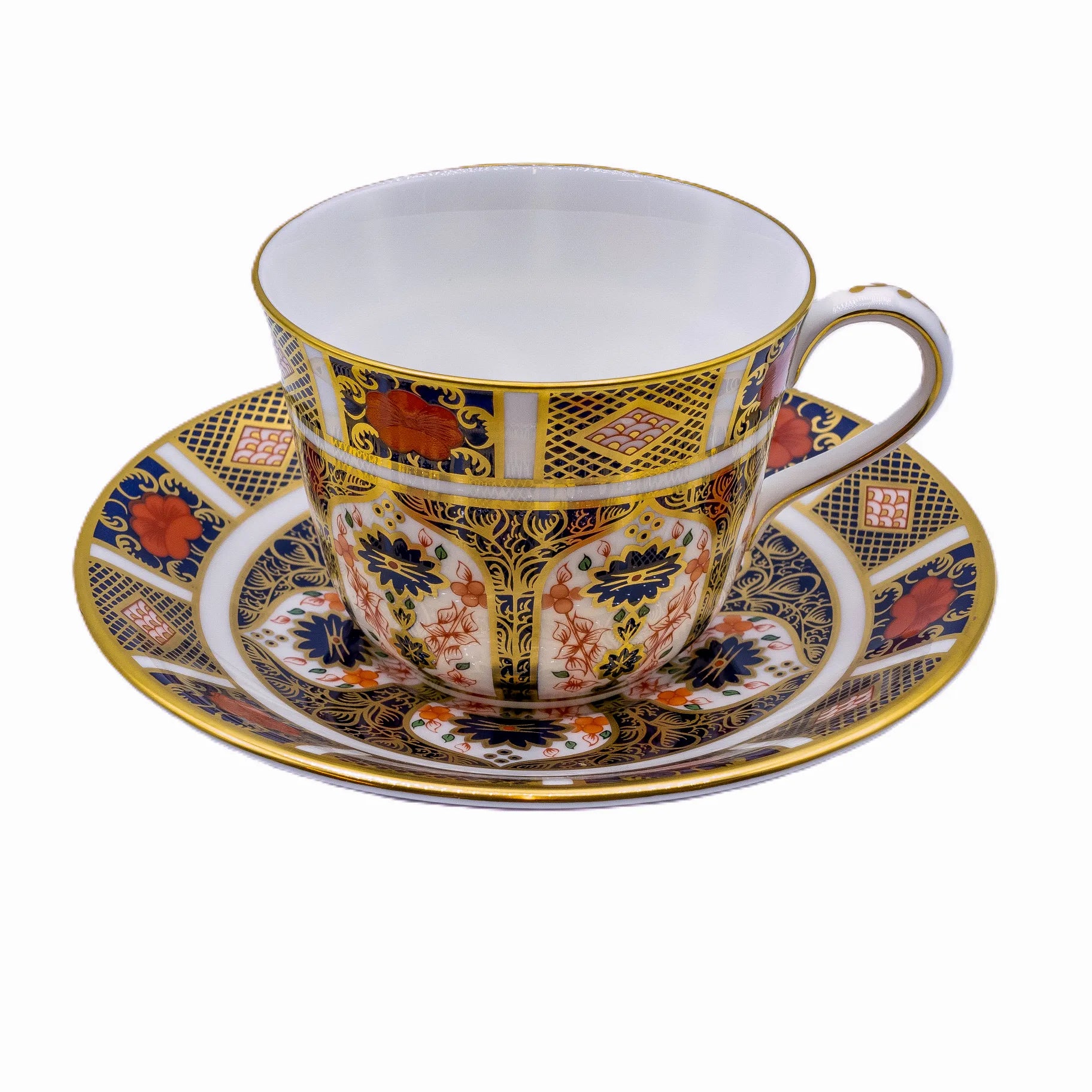 royal crown derby imari 1128 tea cup saucer - Charterwells