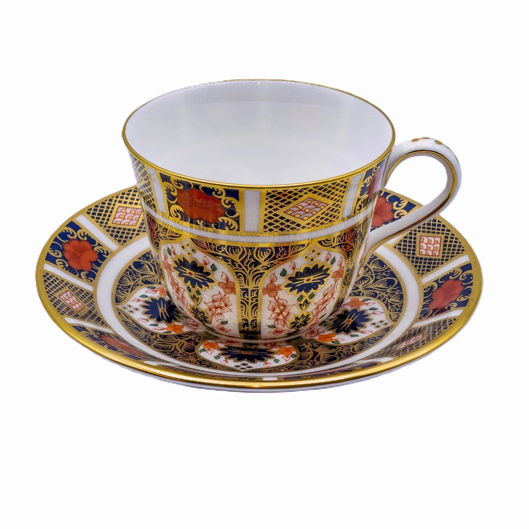 Royal Crown Derby Imari 1128 Breakfast Cup & Saucer Charterwells