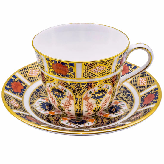 royal crown derby imari 1128 tea cup saucer - Charterwells