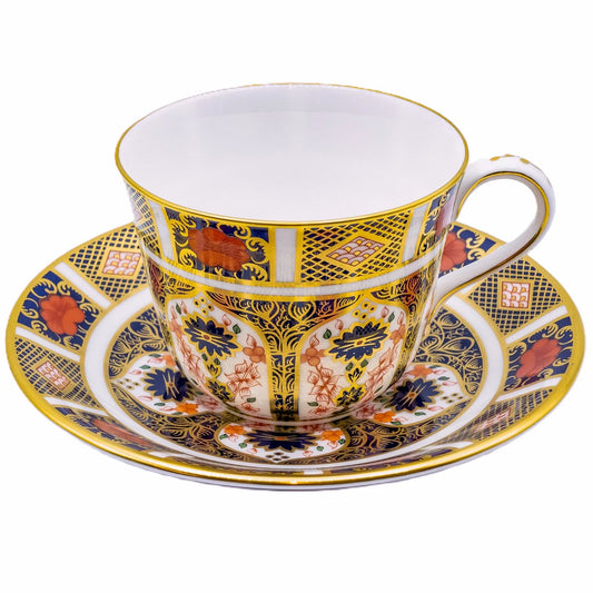 Royal Crown Derby Imari 1128 Breakfast Cup & Saucer Charterwells
