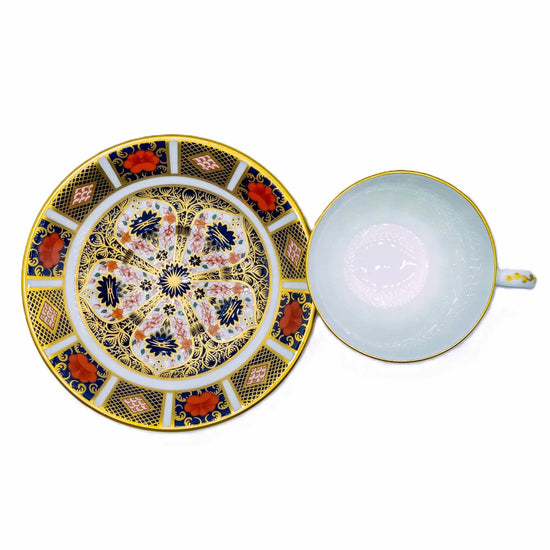 Royal Crown Derby Imari 1128 Breakfast Cup & Saucer Charterwells