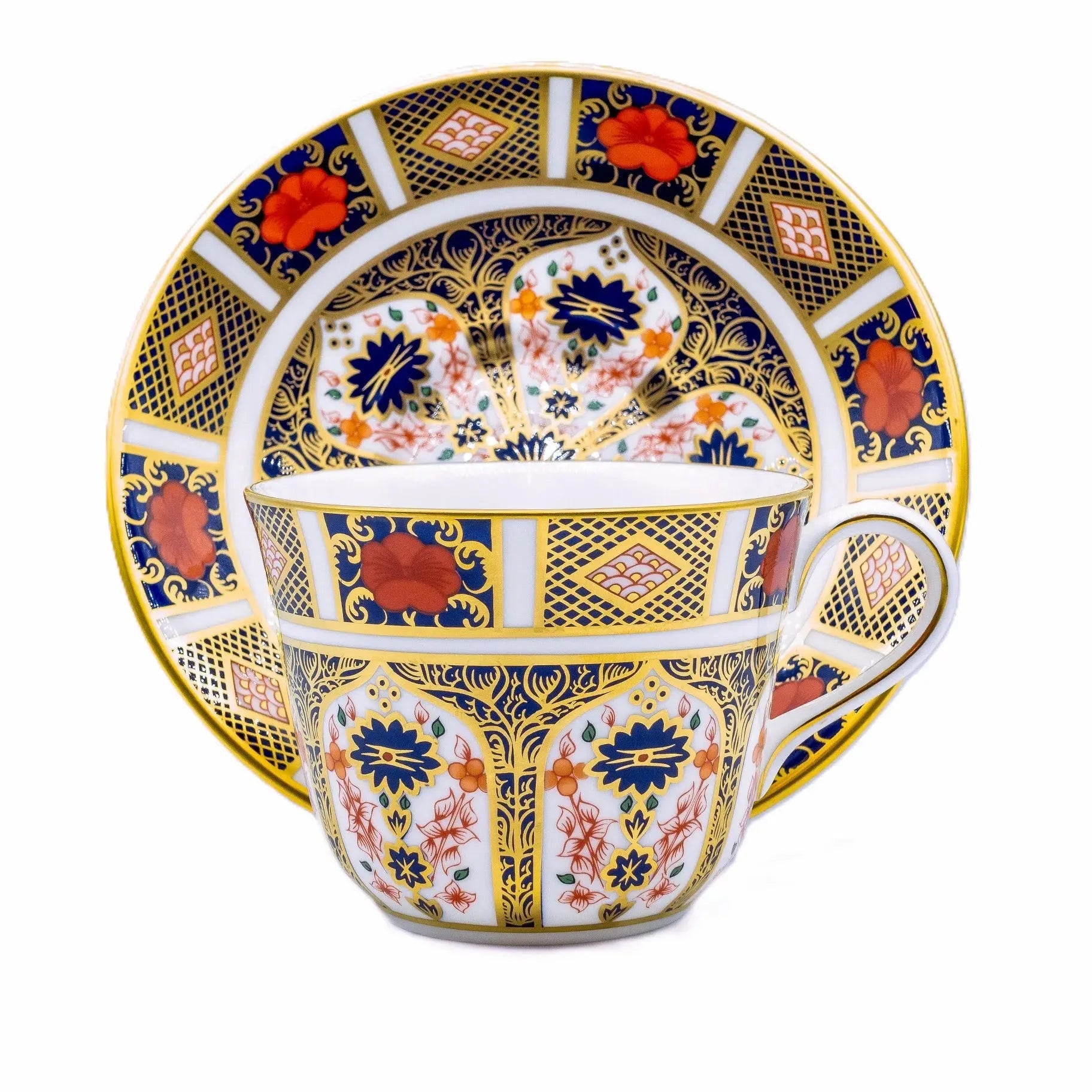 Royal Crown Derby Imari 1128 Breakfast Cup & Saucer Charterwells