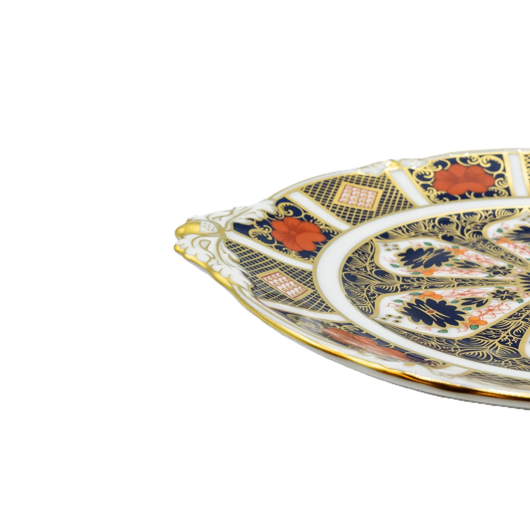 royal crown derby imari 1128 sauce tureen stand - Charterwells