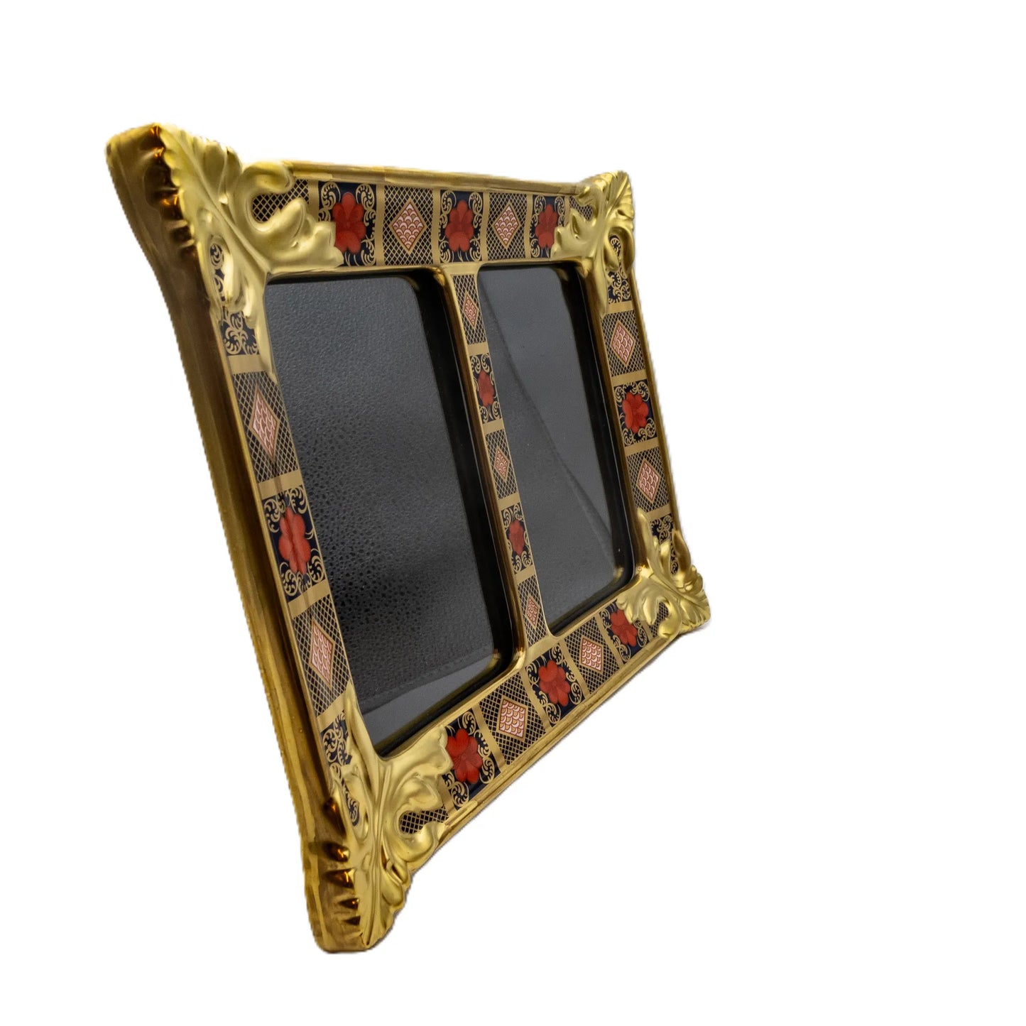 royal crown derby imari sgb double picture frame - Charterwells