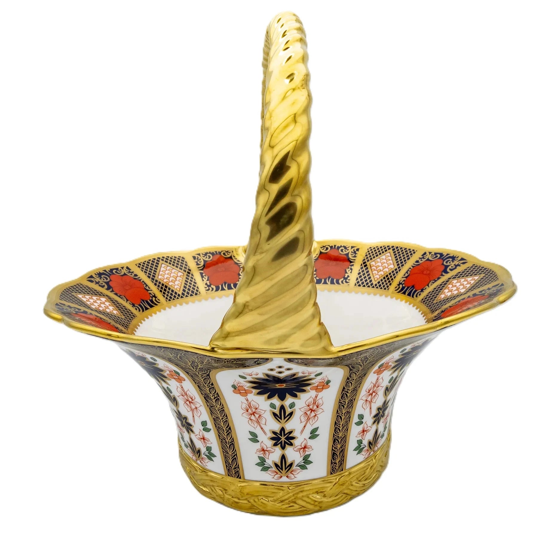 royal crown derby imari sgb fruit basket - Charterwells