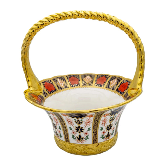 royal crown derby imari sgb fruit basket - Charterwells
