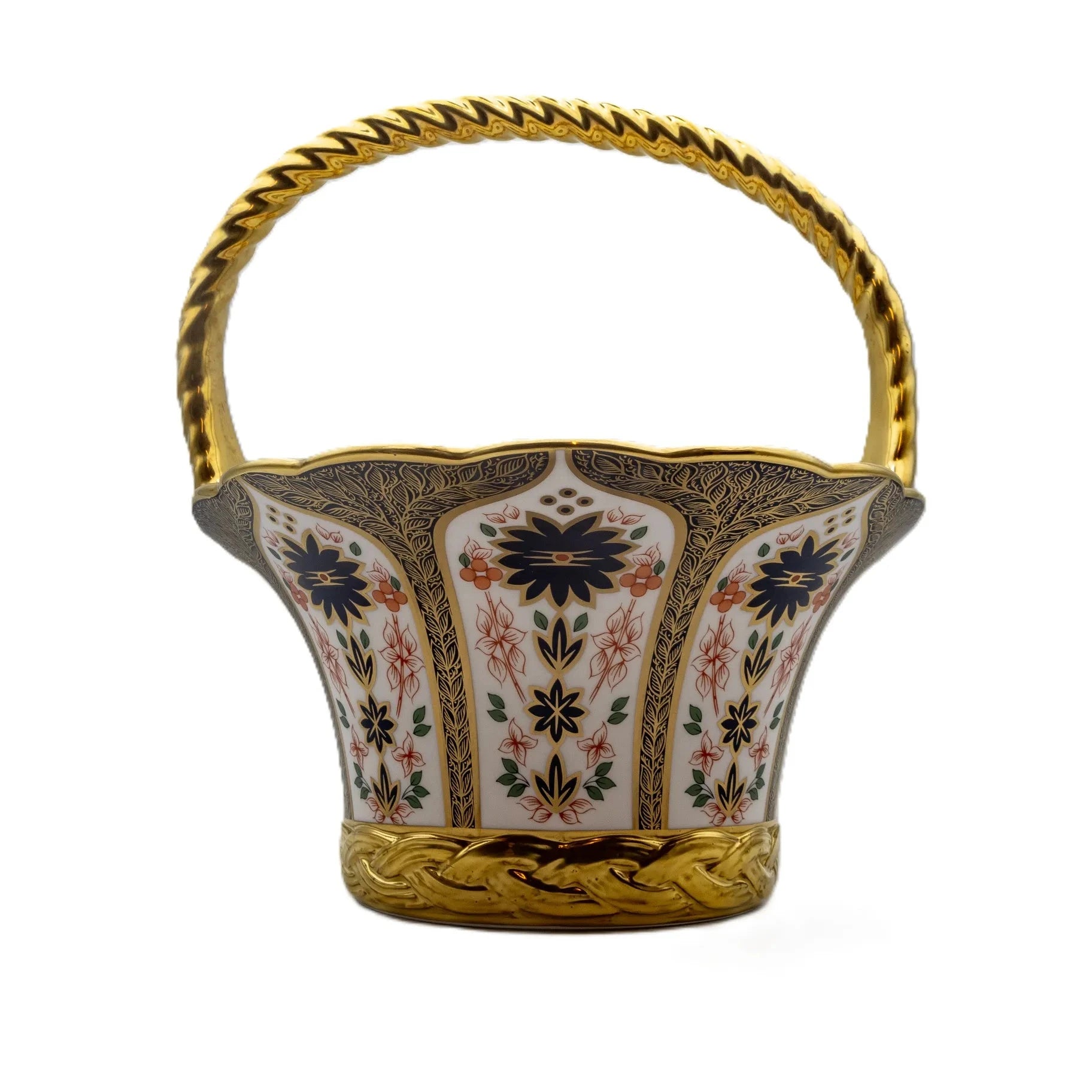royal crown derby imari sgb fruit basket - Charterwells