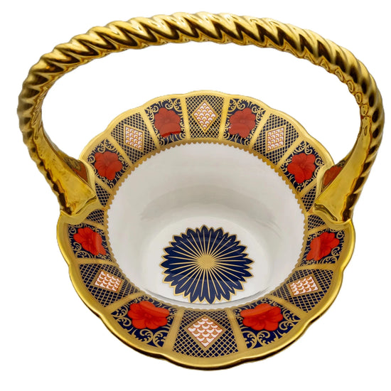 royal crown derby imari sgb fruit basket - Charterwells