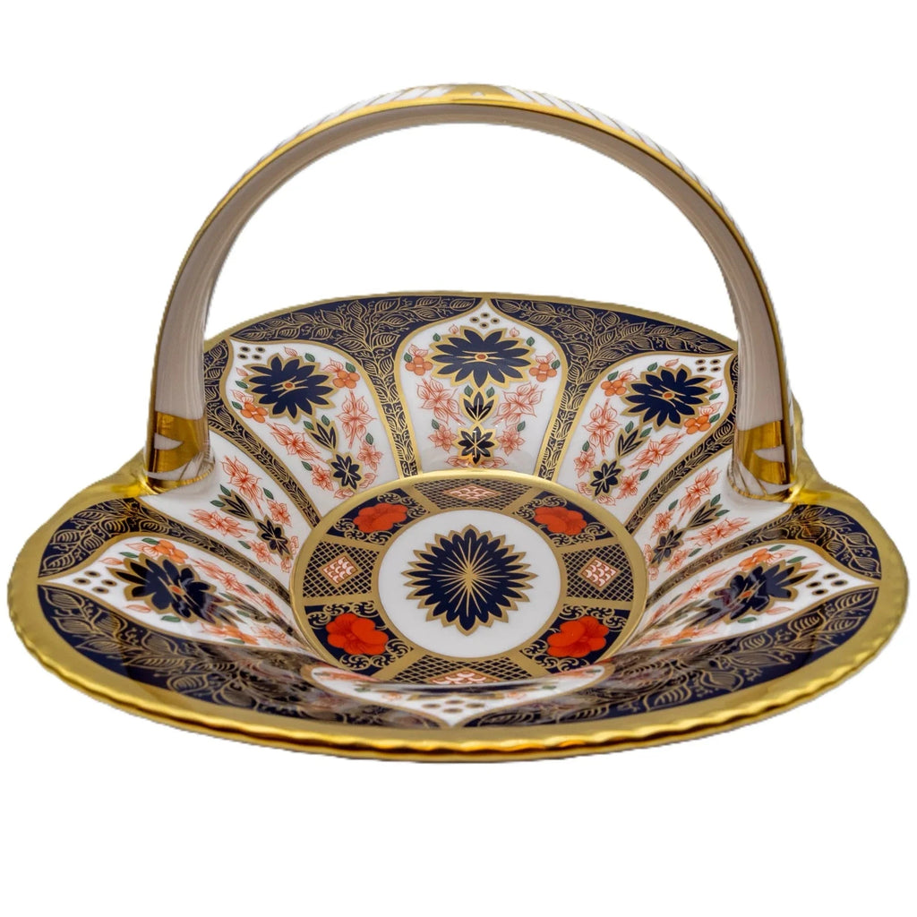 royal crown derby imari sgb heather basket - Charterwells