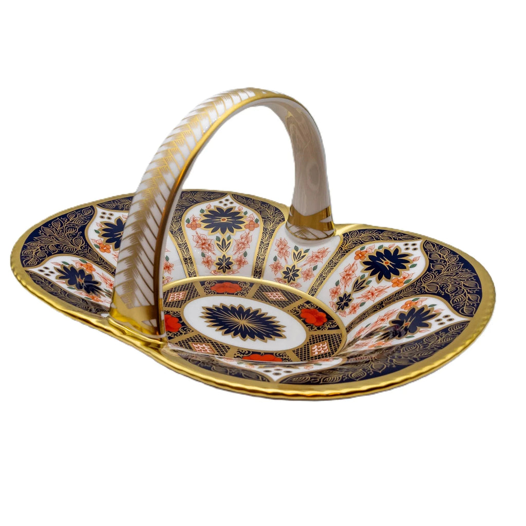 royal crown derby imari sgb heather basket - Charterwells