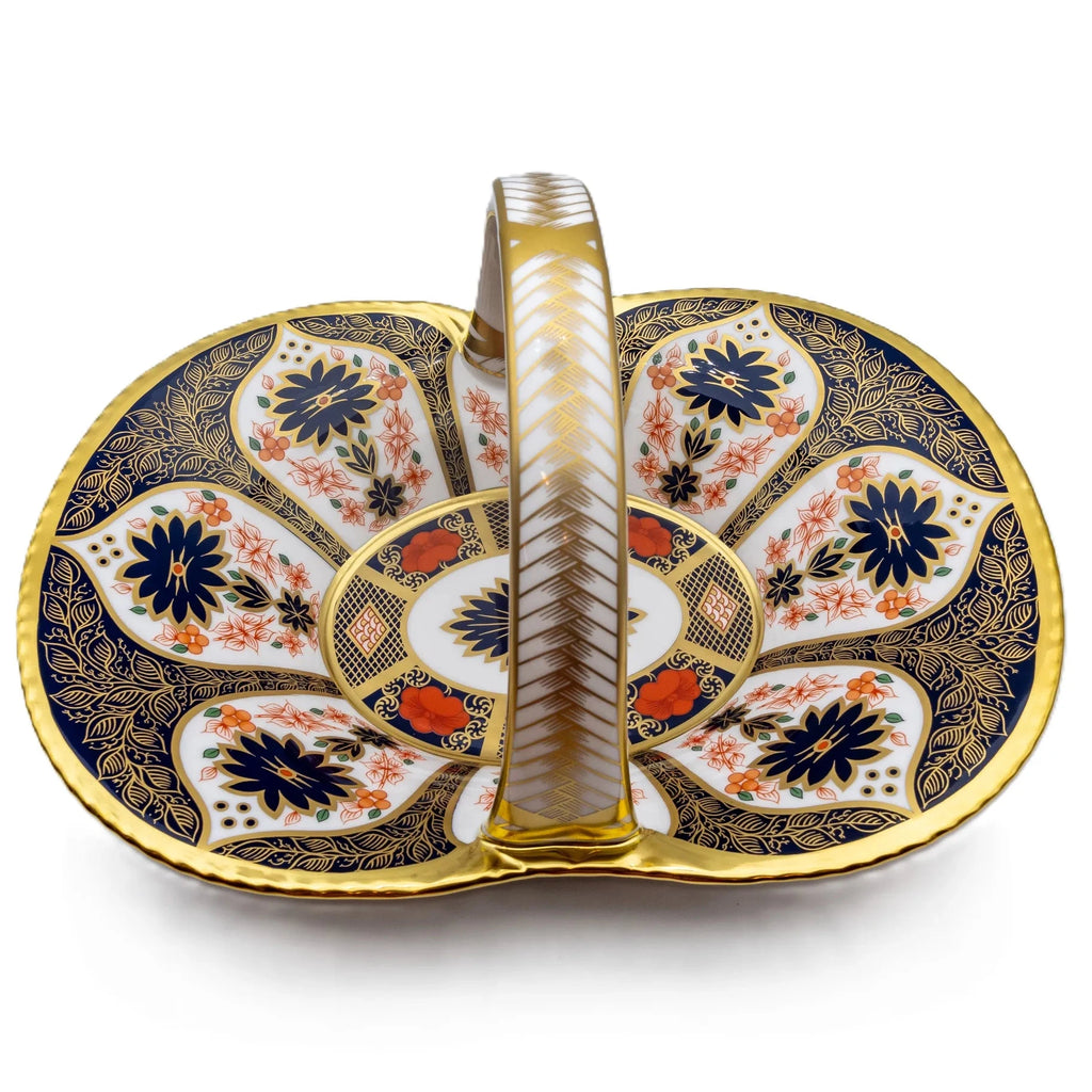 royal crown derby imari sgb heather basket - Charterwells