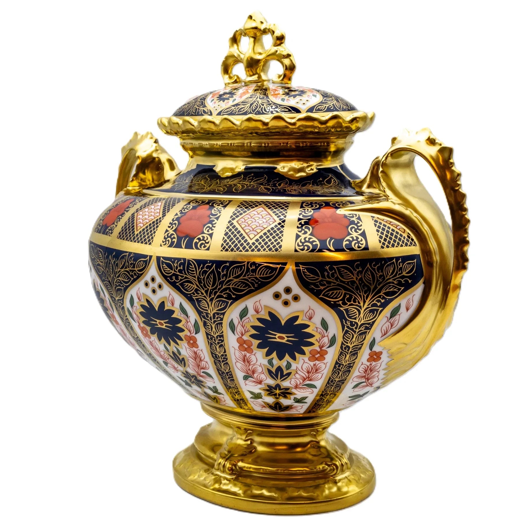 royal crown derby imari sgb litherland vase - Charterwells