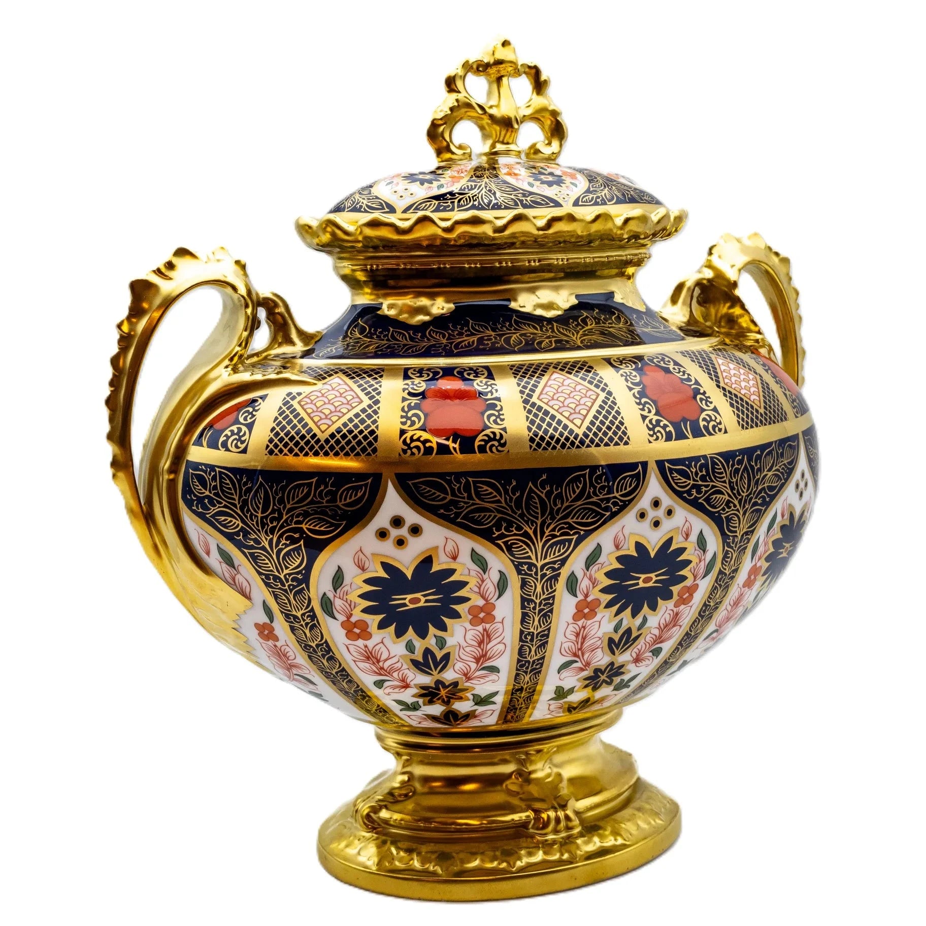royal crown derby imari sgb litherland vase - Charterwells