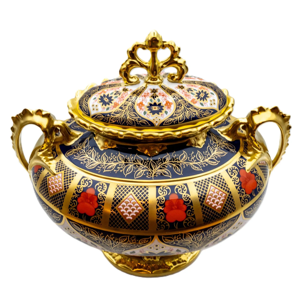 royal crown derby imari sgb litherland vase - Charterwells