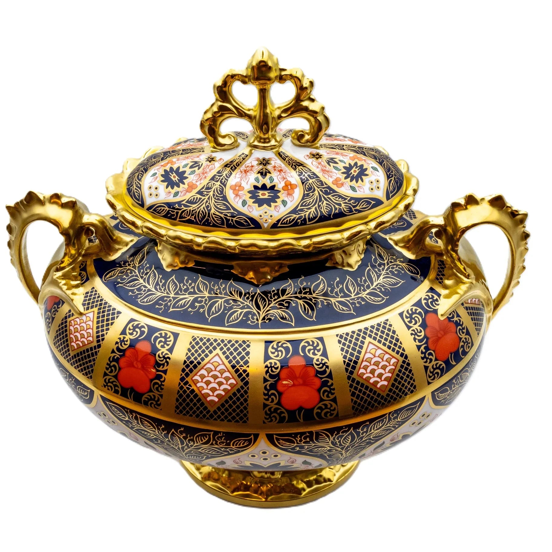 royal crown derby imari sgb litherland vase - Charterwells