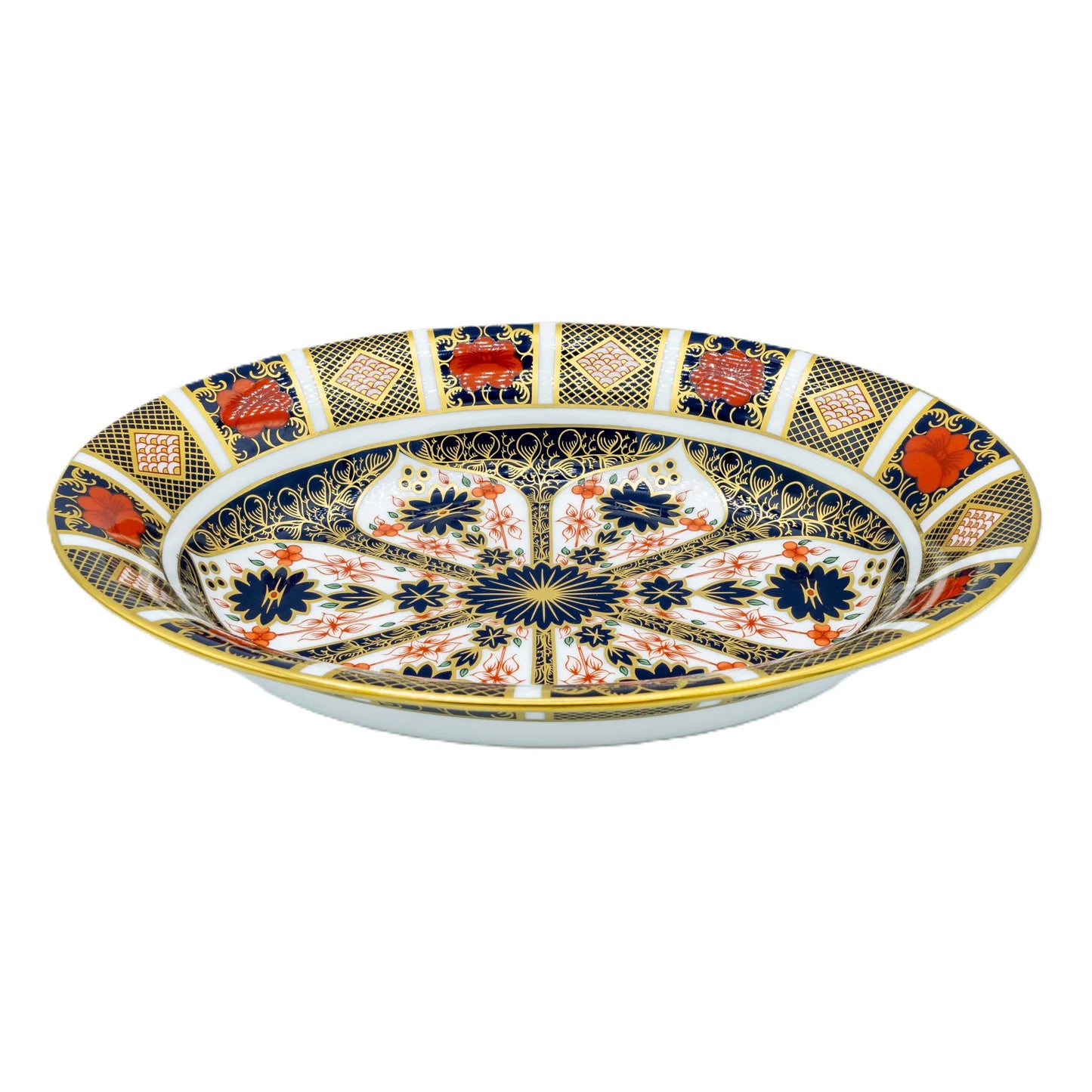 royal crown derby imari 1128 open vegetable dish - Charterwells