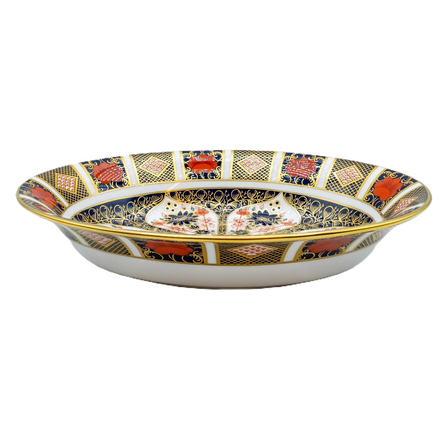 royal crown derby imari 1128 open vegetable dish - Charterwells